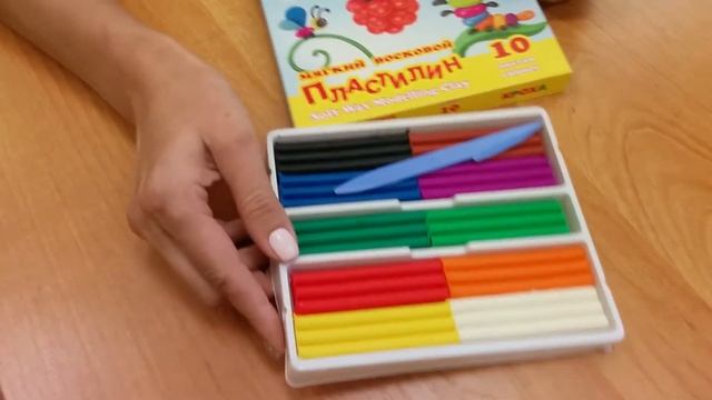 Пластилин мягкий Луч 10цв165г Кроха 12С 875 08, со стеком смотреть онлайн