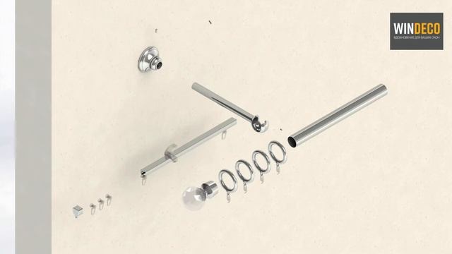 Монтаж однорядного карниза Кристалло с U-шиной смотреть онлайн