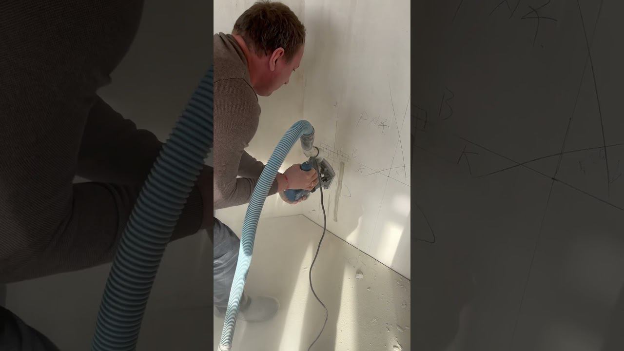 Штробим газоблок фрезой смотреть онлайн