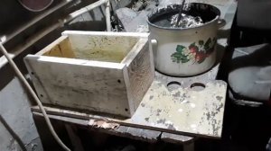 Арболит|  изготовление блока из стружки . Эксперимент (1)