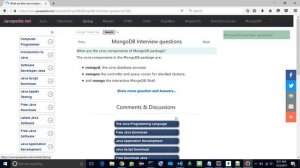 What are the core components of MongoDB package?
| javapedia.net