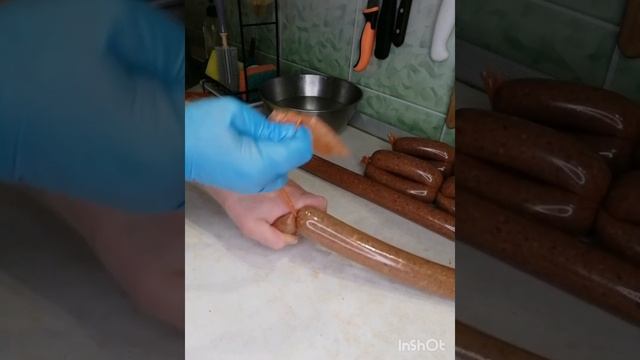 Видео урок. Вязка сарделек и сосисок.