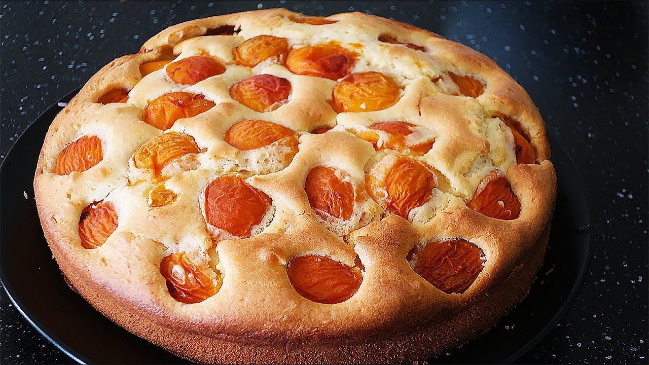 Абрикосовый Пирог. Потрясающе Вкусный. Очень Легкий Рецепт