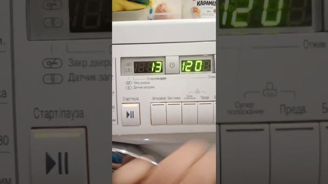 Как выбрать отдельно функцию отжим на СМА LG смотреть онлайн