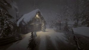 Укрытие от вьюг и метелей в холодных горах Ambarino