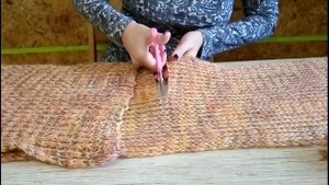 Снуд из старого шарфа