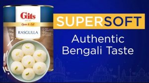 Gits Open & Eat Rasgulla - Authentic Bengali Supersoft Rasgulla