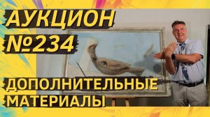 Аукцион ArtSale.info № 234. Дополнительные материалы