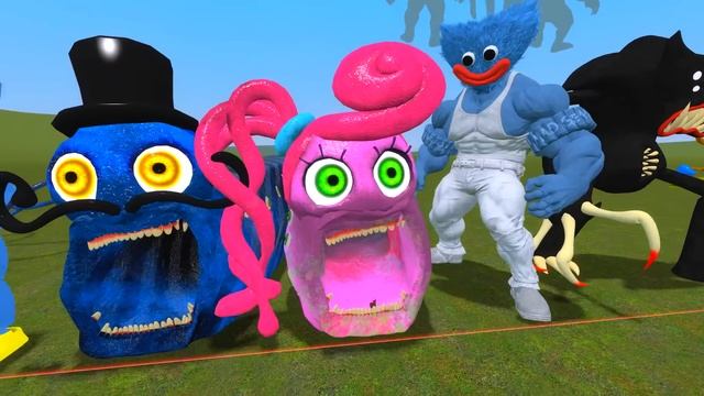 СРАВНЕНИЕ РАЗМЕРОВ ВСЕХ ПОППИ ПЛЕЙТАЙМ И ДЛИННЫЕ НОГИ 1-2 В ГАРРИС МОД! POPPY PLAYTIME Garrys Mod!