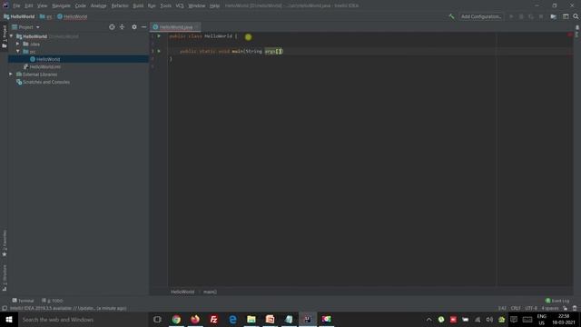 Creating your first Java application with IntelliJ IDE (Integrated Development Environment) смотреть онлайн