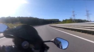 Агрессивная езда на мотоцикле (минимум монтажа)