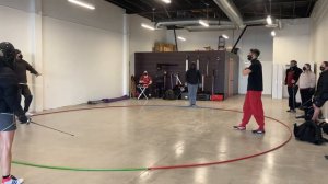 Fencing at SoCal Swords Smallsword