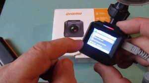 Обзор авто видео регистратора  DIGMA  Free Drive 205  NIGHT FHD
