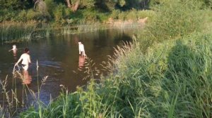 Купание на речке