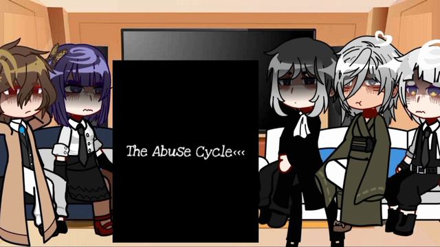 '🎉'Реакция бсд(бродячих псов) на Дазая |цикл абьюза/abuse Cycle| '🎉' 3 часть. На 0.5х!!