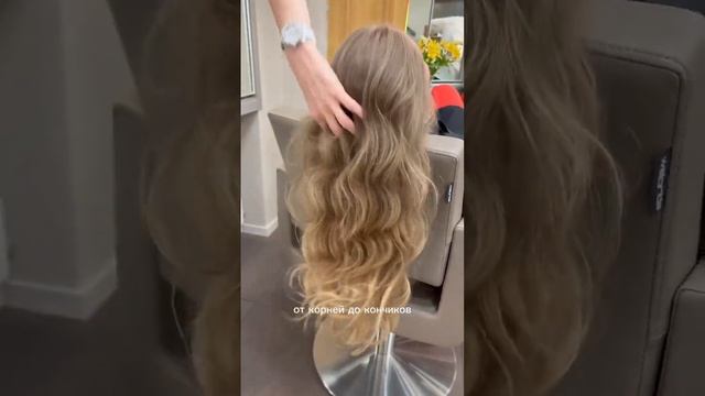 Объем и текстура на длинные волосы ✨ #укладкаволос #объем #парикмахерстилист #прически смотреть онлайн