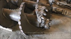 Лидирующая секция бесконечного полого шнека без бетонирования ТРИС TRIS drilling tools