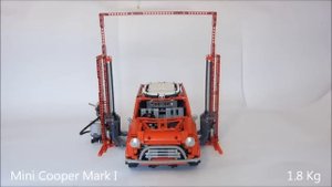LEGO Car Lift,  can lift more than 3KGS!! by Sheepo