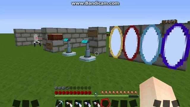 Portal gun mod minecraft 1.7.10! смотреть онлайн