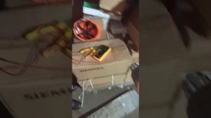 Сработка линейного теплового извещатель (термокабеля)