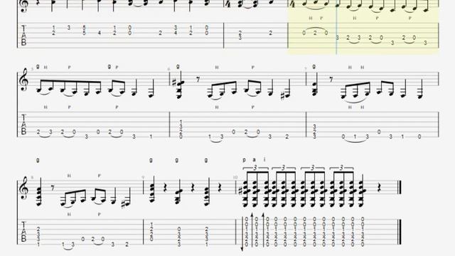 Fernando Moreno ? Bulerias por arriba ? FLAMENCO GUITAR TABS смотреть онлайн