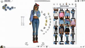 СЕЛЕНА ЛОПЕС//townie MAKEOVER//the sims 4