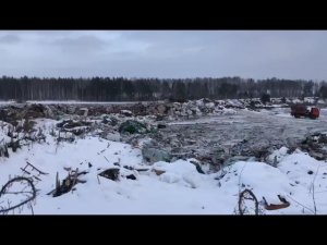 Нелегальная свалка возле поселка Нагорный