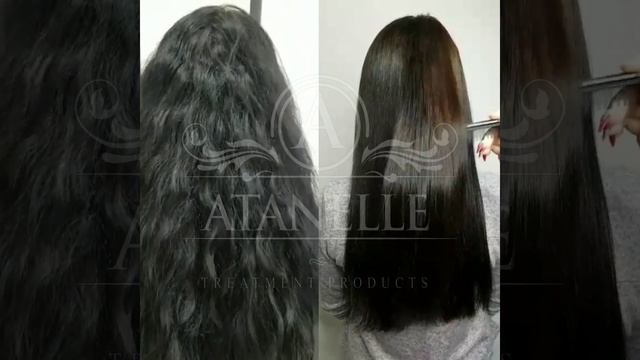 Волосы после выпрямления Atanelle смотреть онлайн