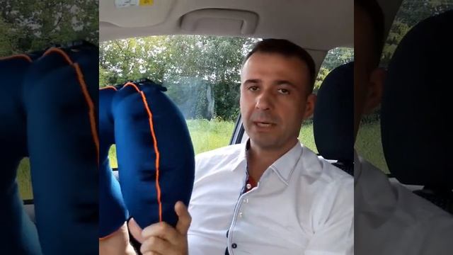 Лучшая подушка для путешествий в машине и в самолете, автоподушка, подушка на подголовник в авто. смотреть онлайн