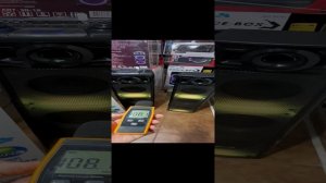 Замерили акустические колонки ELTRONIC 30-23 crazy box  на двух треках , свое мнение напишите в комм