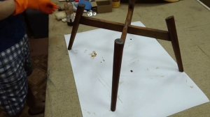 Восстановил кресло "РАКУШКА" производства ЧССР