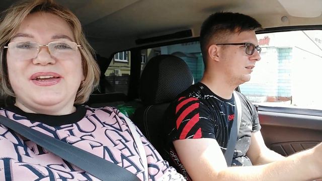 ВЛОГ/ Едем с Лёшей после работы на рынок. Накупили кучу всего