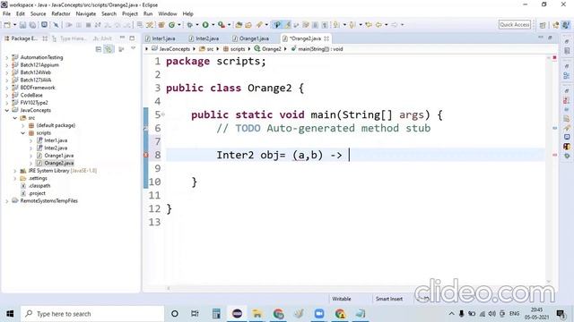 Java 8 features ::  Lambda Expression Example Part 1 | Java 8 features for Beginners