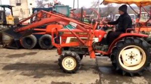 Японский минитрактор Yanmar ym2210 с ковшом - kotamoto.ru - трактора япония