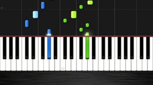 Пять ночей с Фредди на пианино. Five night's at Freddy's song - easy for pianino tutorial