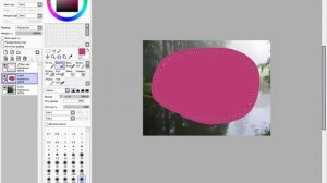 Как переместить фон в Paint Tool Sai