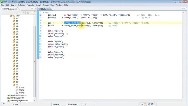 Tự học PHP - 28 PHP Array - 09 Vấn đề 26 смотреть онлайн