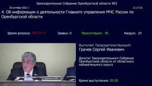 2 заседание Законодательного Собрания