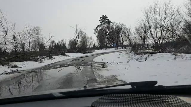 3392 Проезд с Кромского шоссе к Альшанскому кладбищу часовня Святого Николая село Альшань Кромское смотреть онлайн