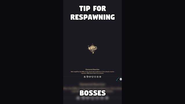 Tip for Respawning Bosses in Genshin Impact