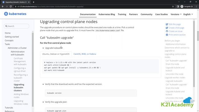 K8s Cluster Upgrade Tutorial | How to Upgrade Kubernetes Cluster | K21Academy