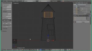 Как сделать в Blender фонарь башни маяка