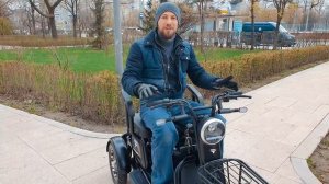 СЕМЕЙНЫЙ ЭЛЕКТРО-ТРИЦИКЛ Rutrike Бумеранг 650W | Тест-драйв и обзор по технике
