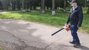 STIHL BG 50 в работе