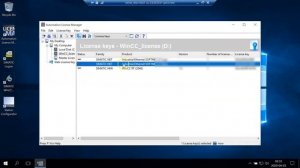 Transfer licenses for WinCC V7.5 with Automation License Manager (ALM) installation on Windows 10.