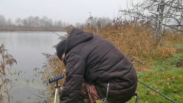 Плотва в ноябре, осенью на речке! Пикерная рыбалка!!! Лучшеб не позорился, От Но5