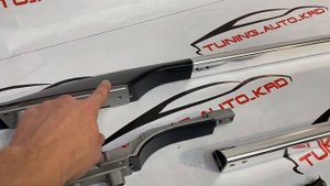 Рейлинги Toyota Land Cruiser 200 Executive Черные с Хромом