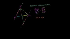 Теорема о биссектрисе (доказательство)