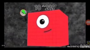 Numberblok 0 to ABSOLUTE INFINITY ×128 SPEDD