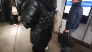 Москва метро Щелковская в динамике. окрестности взгляд местности.